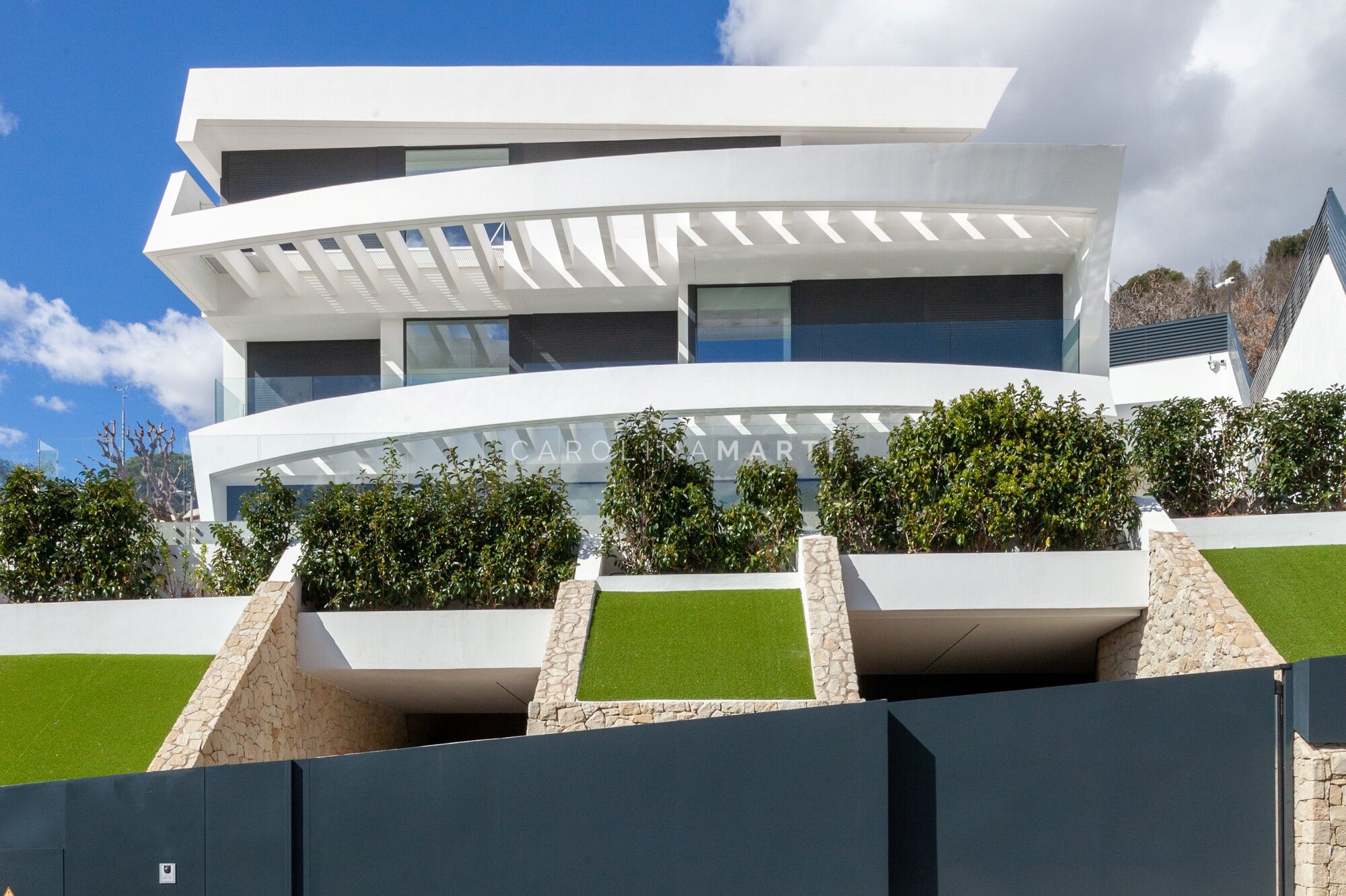 Exclusiva villa de obra nueva con vistas al mar en Ciudad Diagonal