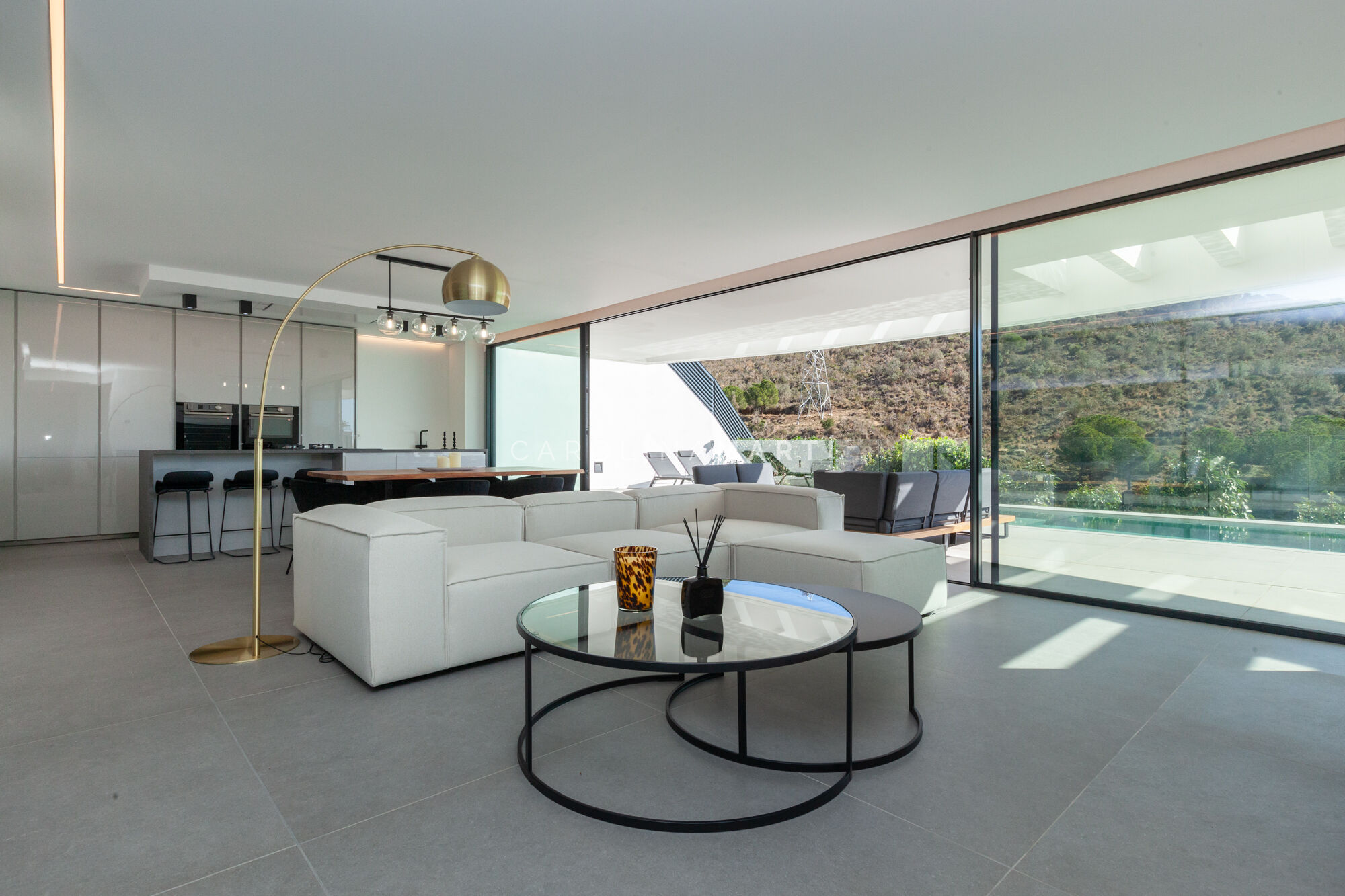 Exclusiva villa de obra nueva con vistas al mar en Ciudad Diagonal