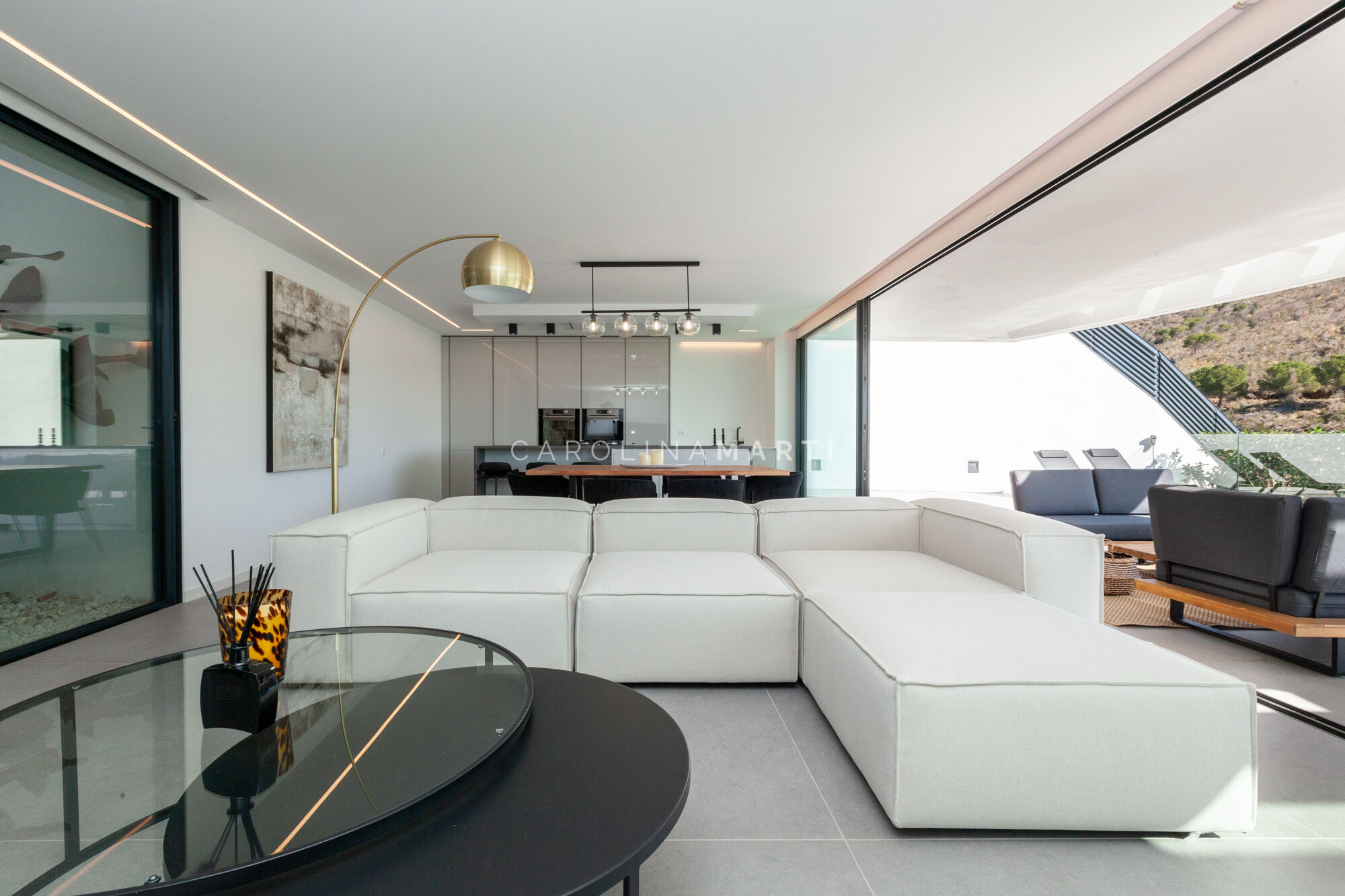 Exclusiva villa de obra nueva con vistas al mar en Ciudad Diagonal