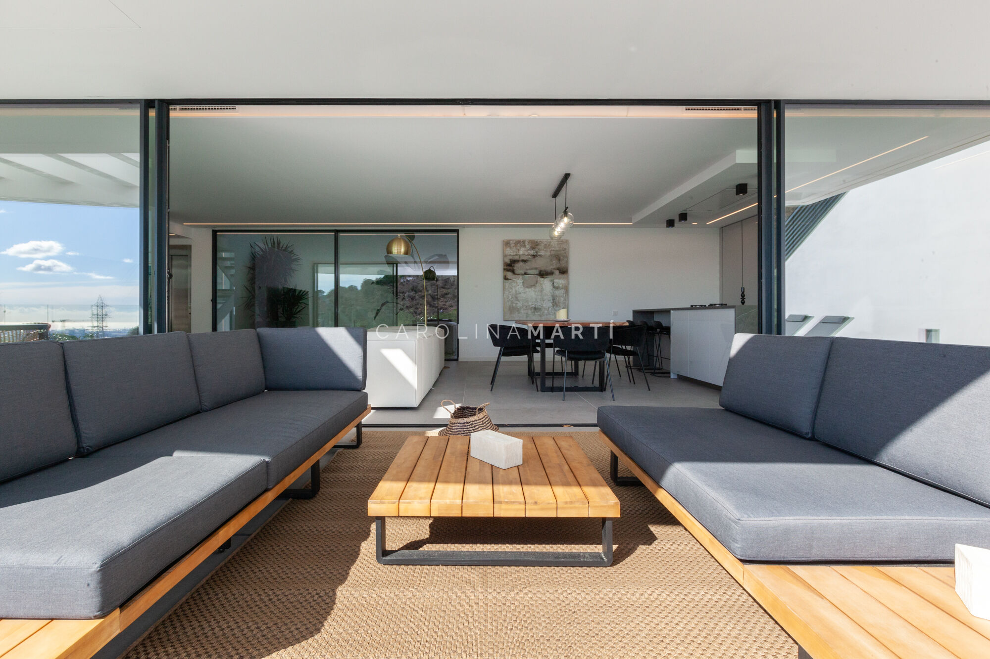 Exclusiva villa de obra nueva con vistas al mar en Ciudad Diagonal