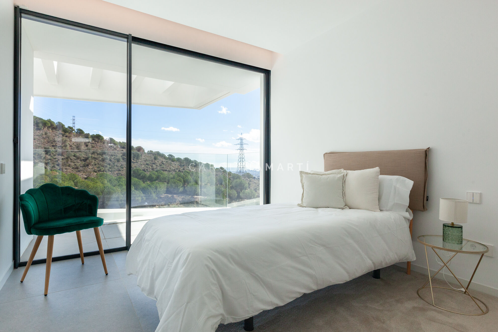 Exclusiva villa de obra nueva con vistas al mar en Ciudad Diagonal