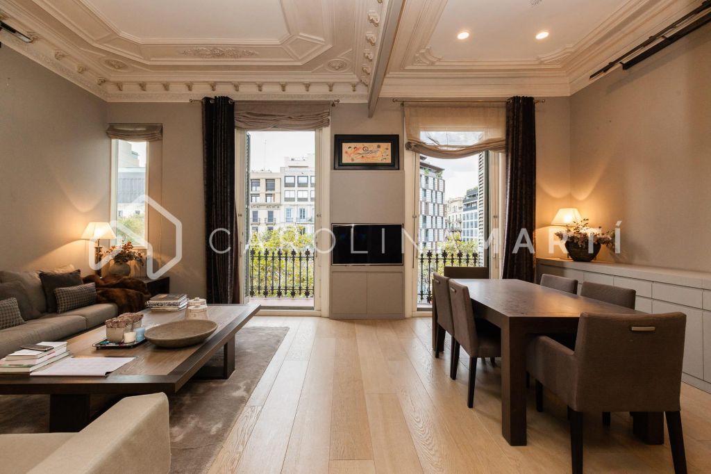 Luxury flat for rent in the 'Quadrat d'Or' of Barcelona