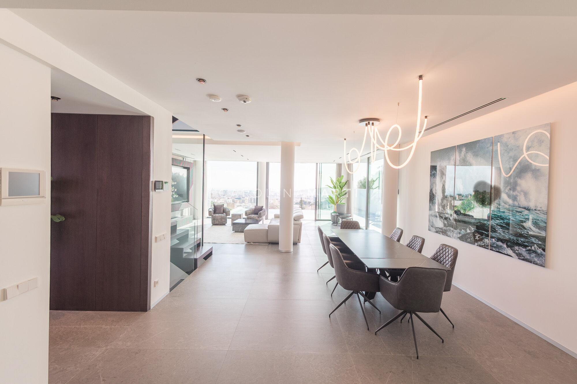 Brand new house for sale with panoramic views in Barcelona