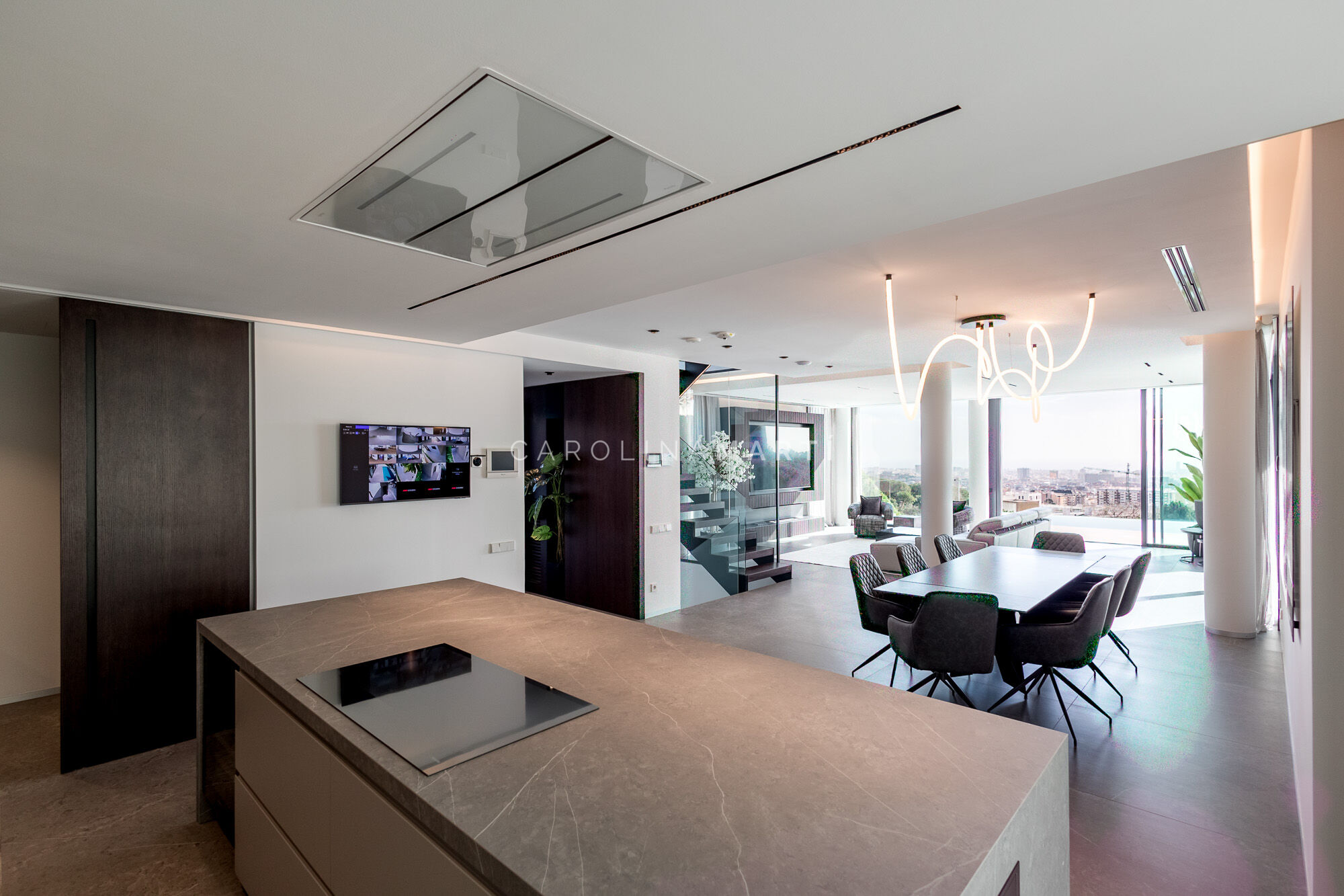 Brand new house for sale with panoramic views in Barcelona
