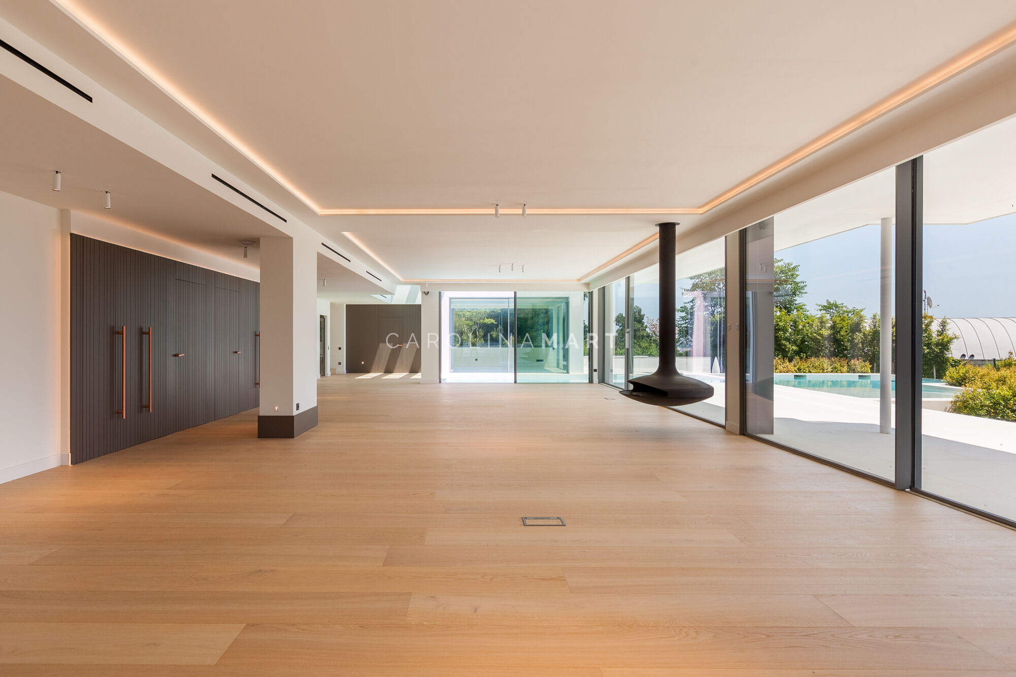 Villa de obra nueva en Pedralbes: arquitectura, privacidad y lujo mediterráneo.