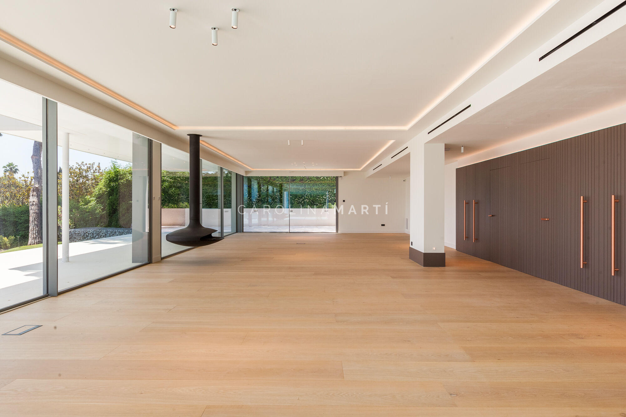 Villa de obra nueva en Pedralbes: arquitectura, privacidad y lujo mediterráneo.