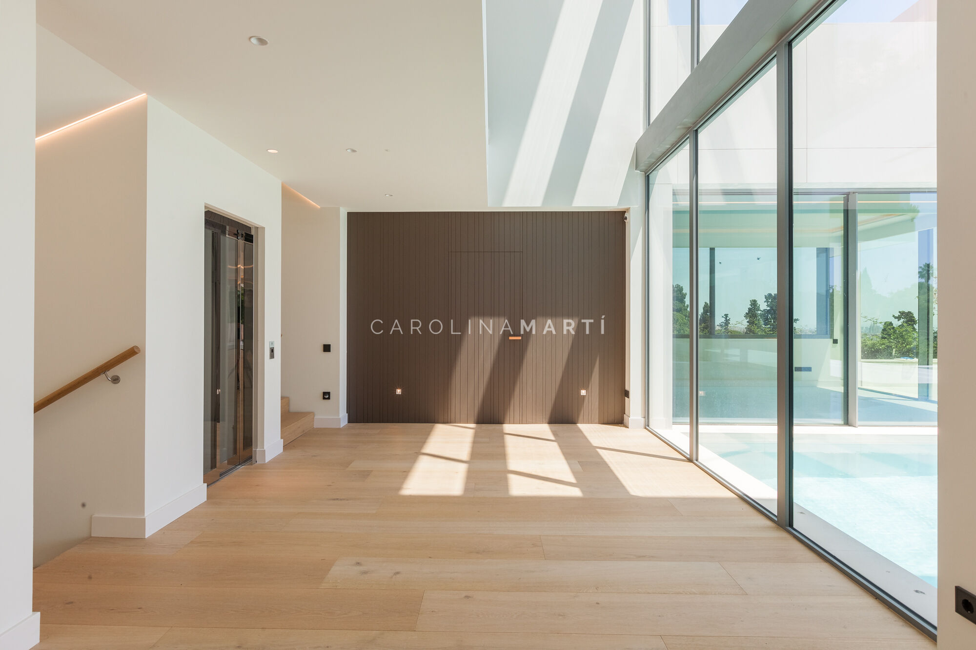 Villa de obra nueva en Pedralbes: arquitectura, privacidad y lujo mediterráneo.