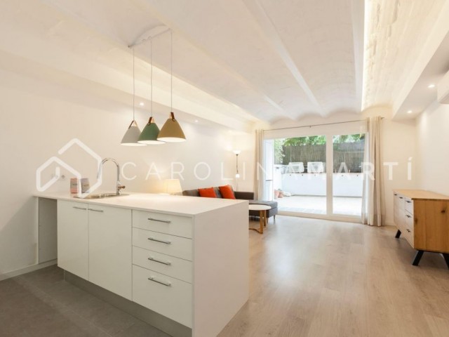 Appartement avec patio privé à louer à Sant Gervasi, Barcelone